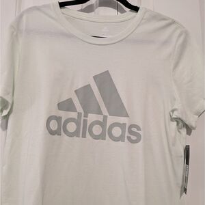 Adidas Womens crystal jade golf short sleeve tee sz L NWT beautiful pale green